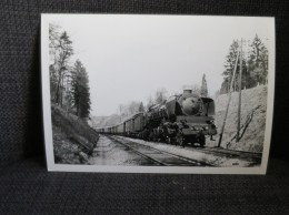 LIVERDUN (54) Photographie Locomotive à Vapeur Train Gros  Plan 1950 - Liverdun