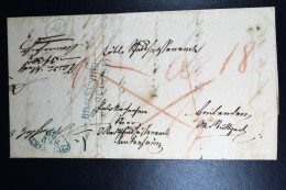 Deutschland  Complete Letter 1847  Stutgart  To Brackenheim - Prefilatelia