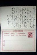 Deutsch-Südwest-Afrika Postkarte P12 Windhoek To Dortmund 1899 - German South West Africa