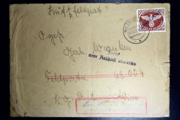 Deutschland: Inselpost Mi Nr 10 Zuruck Neue Aufschriff  Abwarten 1944 - Ocupación 1938 – 45