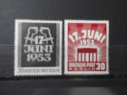 BERLIN 110-111  17 JUNI  SAUBER POSTFRISCH ** (MNH) A 47 - Sonstige & Ohne Zuordnung