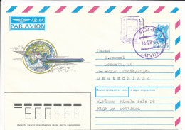 Airmail Uprated Stationery Cover - 14 December 1991 Riga-12 To Germany - Latvia