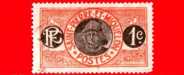 Saint-Pierre E Miquelon - Usato - 1909 - Pescatore - Fisherman - 1 - Used Stamps