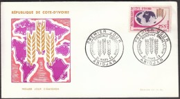 Ivory Coast Abidjan 1963 / FDC / World Campaign Against Starve - Against Starve