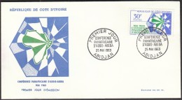 Ivory Coast Abidjan 1963 / FDC / Pan-African Conferrence - Contre La Faim