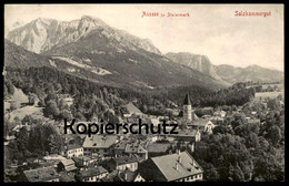 ALTE POSTKARTE AUSSEE IN STEIERMARK SALZKAMMERGUT PANORAMA TOTAL TOTALANSICHT Gesamtansicht Ansichtskarte Cpa Postcard - Ausserland