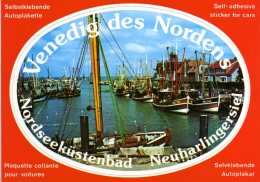 Neuharlingersiel - Ortsansicht 4  Mit Aufkleber Sticker - Esens