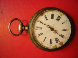 ANCIENNE MONTRE A GOUSSET REMONTAGE  A CLEE  BEAUCOURT JE NE SAIS PAS SI ELLE FONCTIONNE - Watches: Old