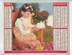 Calendrier Almanach Des P.T.T De 1978 Complet - Big : 1961-70