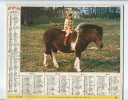 Calendrier Almanach Des P.T.T De 1976 Complet - Big : 1961-70