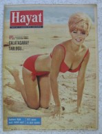 AC - OLGA KORZEN HAYAT MAGAZINE 07 JUNE 1973 FROM TURKEY - Magazines