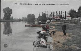 CPA Laveuses Lavandières Lessive Lavoir Métier Circulé Angoulême - Sonstige & Ohne Zuordnung