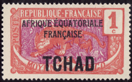 TCHAD  1924 -    YT 19   - NEUF* - Unused Stamps