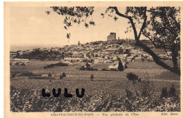 DEPT 84 : Chateauneuf Du Pape , Vue Générale De L Est - Chateauneuf Du Pape