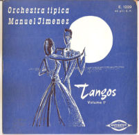 Manuel Jimenez Orquestra  Tangos Vol. 1  VG+/VG+ 7" - Country Et Folk