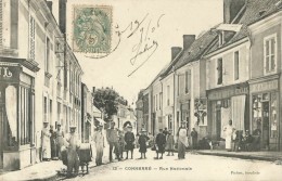 Connerré  (72 . Sarthe )  Rue Nationale Vers 1906 - Conlie