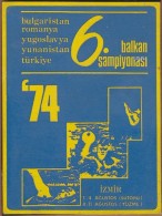 AC - 6th BALKAN WATERPOLO & SWIMMING CHAMPIONSHIP IZMIR AUGUST 1974 PLAQUETTE - Schwimmen