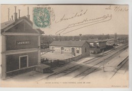 CPA PIONNIERE JUVISY SUR ORGE (Essonne) - La Gare Voies Ferrées La Ligne De Lyon - Juvisy-sur-Orge