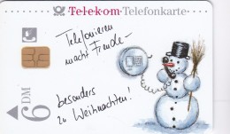 Germany, A 34/94, Christmas, Bärbel Haas - Telefonieren Macht Freude, 2 Scans - A + AD-Series : Werbekarten Der Dt. Telekom AG