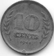 Netherlands 10 Cents 1941   Km 173    Unc !!! CATALOG VAL  35,00 $ - 10 Cent