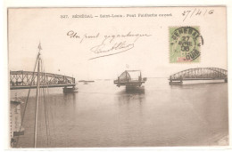 Tarjeta Postal Circulada De Senegal 1906 - Brieven En Documenten