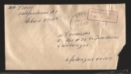 E)1976 CUBA, POSTAGE PREPAID, CLASSIC CIRCULATED COVER TO MATANZAS, INTERNAL USAGE, XF - Lettres & Documents