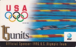 TARJETA DE ESTADOS UNIDOS DE AT&T DE OLYMPIC GAMES 1996 USA (NATACION) - AT&T