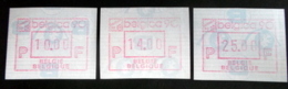 Automatenmarken: Belgien - BELGICA 90 "KOPFSTEHENDE ATM": Satz N F. - Other & Unclassified