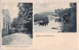 STREITBERG Gem Langewahl Bei Fürstenwalde Spree Partie W Buleys Gasthof 29.7.1921 Gelaufen - Fürstenwalde