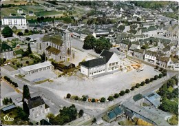 CALLAC - Vue Générale Aérienne - L'Eglise - La Mairie - Callac