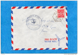 MARCOPHILIE-lettre- FM  NIGER  -cad  Hexagonal DIRKOU+ Cachet  BAT Autonome1950- Stamp FM N°12-Destination Françe - Briefe U. Dokumente