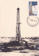 France N°1205 - Hassi Messaoud - Cartes Maximum - 1950-1959