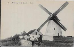 CPA Moulin à Vent Non Circulé ACHICOURT - Windmills