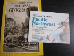 NATIONAL GEOGRAPHIC Vol. 170, N°2, 1986 : Oregon Trail (avec Carte : Pacific Northwest) - Uranus - Géographie