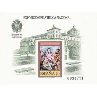 ESPO19-LFTPRUO19THC.España.Spain .Espagne.PRUEBA  OFICIAL.EXPOSICION FILATELICA NACIONAL.EXFILNA.1989.(Ed PO 19) - Hojas Conmemorativas