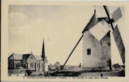 CPSM Moulin à Vent Non Circulé Notre Dame Des Monts Vendée - Molinos De Viento