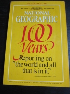 NATIONAL GEOGRAPHIC Vol. 174 N°3, 1988 :   100 Years (​avec Dépliant : Couvertures De National Geographic, 1888-19 - Geografia