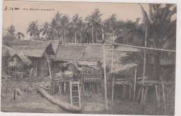 ASIE,ASIA,INDOCHINE Française,VIET NAM,maison ANNAMITE,house,home,ANNAM ,ANNAN,prés Laichau,aprés Guerre Franco Chino... - Vietnam