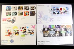 2010 COMMEMORATIVES YEAR SET Of Illustrated First Day Covers (no Post & Go) With Neatly Typed Addresses Inc... - FDC