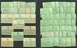 1943-1953 EMPTY BOOKLETS 2s6d Green All Different Collection Of Booklets With FRONT & BACK COVERS ONLY INTACT,... - Non Classificati
