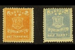 CIRCULAR DELIVERY COMPANY ABERDEEN 1867 ¼d Yellow-brown & ½d Slate-blue, SG Spec. CD1/2, Good,... - Altri & Non Classificati