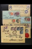 1887-1900 JUBILEE ISSUES ON COVERS. An Interesting Collection Of Covers & Postal Stationery Items All Bearing... - Altri & Non Classificati