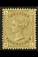 1880 4d Grey Brown, SG 160 Pl 18, Very Fine And Fresh Mint Part Og, Faint Gum Bend. Lovely Stamp. For More Images,... - Altri & Non Classificati