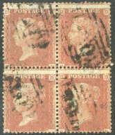 1855 (JUNE) 1d Red-brown, Wmk Large Crown Perf 14, SG Spec C6 (1), A Scarce Good Used BLOCK OF FOUR. For More... - Altri & Non Classificati