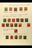 PHILIPPINES 1899-1932 MINT & USED COLLECTION In Hingeless Mounts On Leaves, Inc 1899-1901 Opt Set Used And... - Altri & Non Classificati