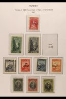 1923-1940 VERY FINE MINT All Different Collection On Printed Leaves. Note 1923-26 'Star And Crescent' Range... - Other & Unclassified