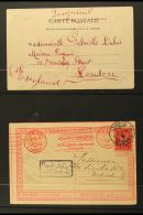 1900-11 POSTAL STATIONERY CARDS An Attractive Selection Of 6 Cards On Stock Pages. Includes Four Postcards To... - Other & Unclassified