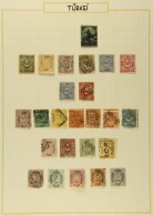 1863-1940 CLEAN COLLECTION On Album Pages, Mint Or Fine Used, And Which Includes 1863-64 2pi Used, 1865-76 Duloz... - Other & Unclassified