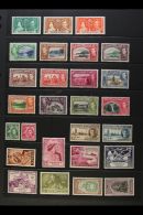 1937-52 COMPLETE NEVER HINGED MINT COLLECTION Presented On A Stock Page, A Complete Run From The Coronation Set To... - Trindad & Tobago (...-1961)