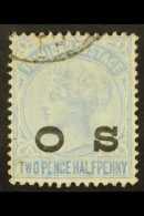 OFFICIAL 1894 2½d Bright Blue, SG O3, Very Fine Used. For More Images, Please Visit... - Trindad & Tobago (...-1961)